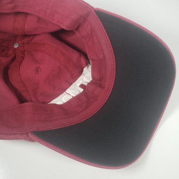 Taylor Made R7 Maroon Embroidered Strap Back Adjustable Dad Style Hat Cap - Picture 5 of 6